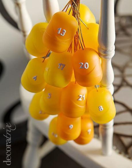 Calendarios de adviento reciclados