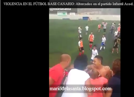 La violencia en el fútbol base canario hace tomar medidas a la Fiscalía