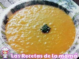 Receta de Sopa de puerros y boniatos