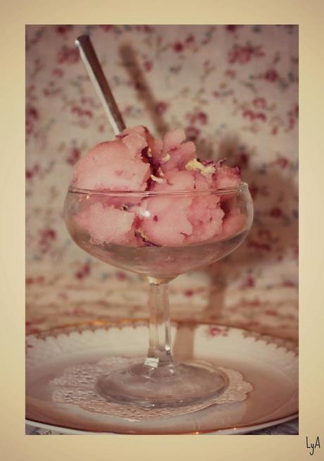 Sorbete de rosas.... para el Asaltablogs!!