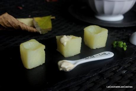 Patatas con Mayonesa al Ali Oli de Albahaca