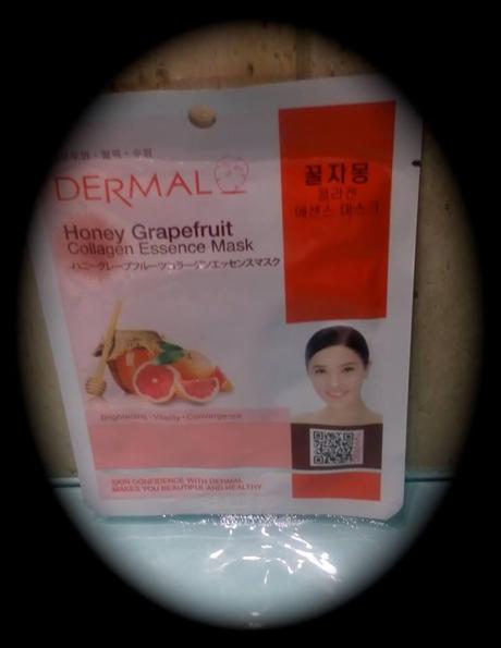 mascarilla, mask, honey grapefruit, collagen essence mask, mascarilla de pomelo y miel, esencia de colágeno.