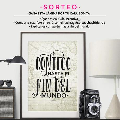 SORTEO Y NUEVAS LÁMINAS PARA DECORAR EN LA CHACHITIENDA