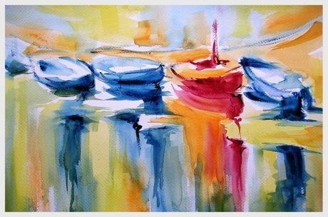 Dibujando a la acuarela