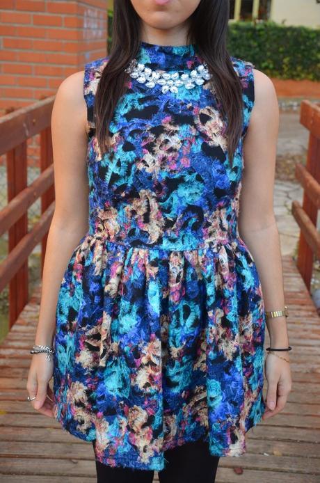 Elegant blue dress!!!