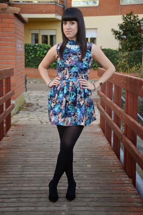 Elegant blue dress!!!