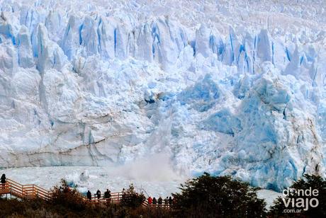 Desprendimiento del glaciar Perito Moreno