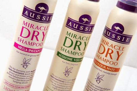 MIRACLE DRY SHAMPOO -- AUSSIE.