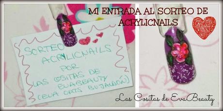 Mi entrada al sorteo de Acrylicnails Cristina.