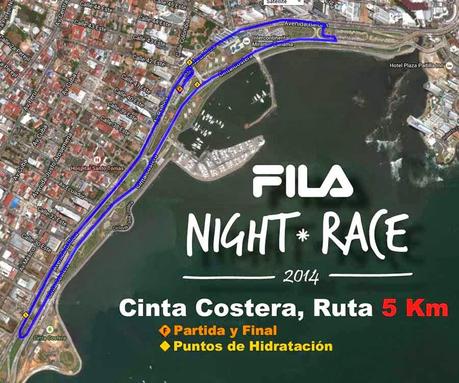 Fila night race a beneficio de FUNDACANCER - Inscríbete