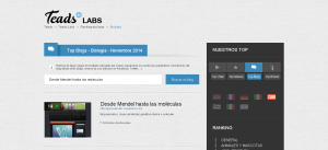 Estamos entre los 14 Blogs mas influyentes Blogs Biologia los más influyentesLabs Teads