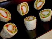 Rollitos guacamole surimi
