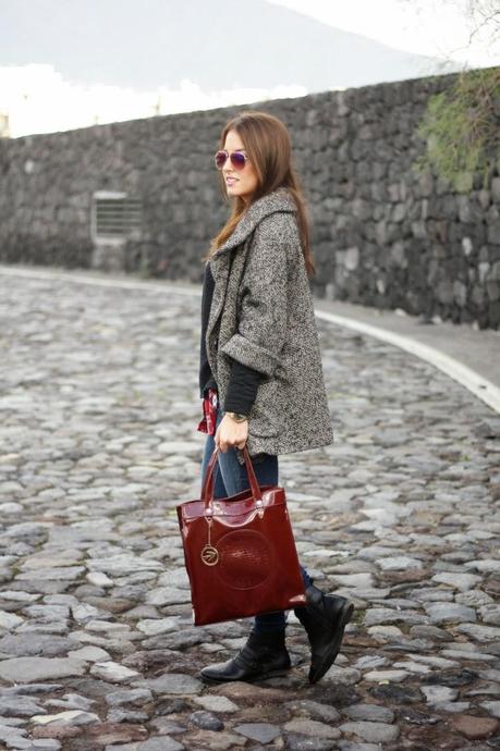 Burgundy Bag
