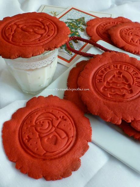 Galletas Sellos Lacrados para Navidad