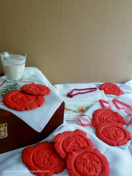 Galletas Sellos Lacrados para Navidad