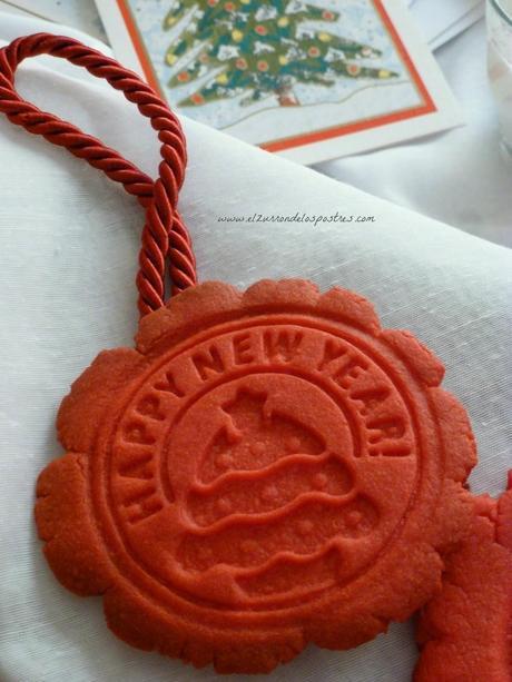 Galletas Sellos Lacrados para Navidad