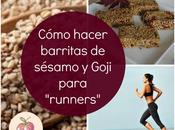 Barritas sésamo Goji naturales, para "runners"