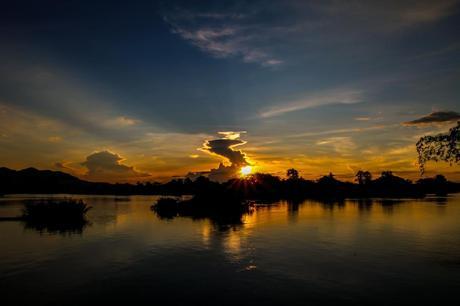 Atardecer en Don Det, 4000 islas