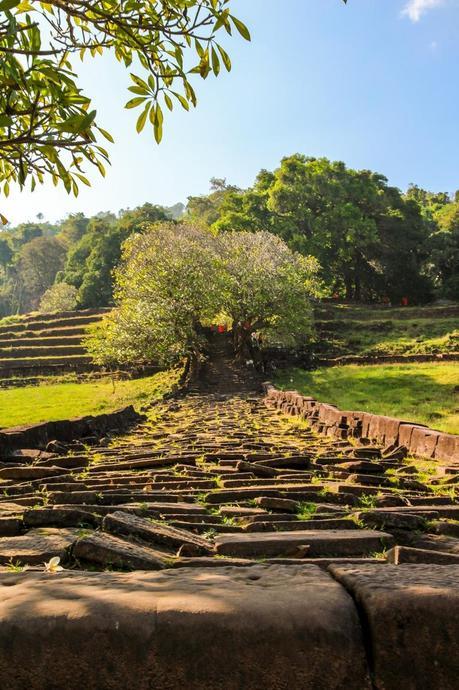 Ideal para maletas con ruedas, Vat Phou