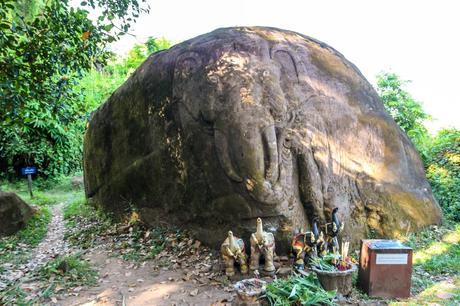 Elefante con trompa de serpiente