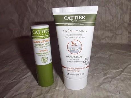 balsamo labial y crema de manos de cattier