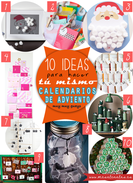 DIY DE LA SEMANA:  CALENDARIOS DE ADVIENTO