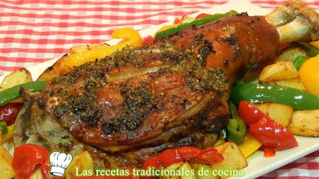 paletilla de cochinillo al horno