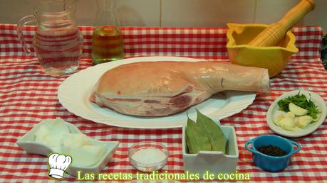 Receta paletilla de cochinillo al horno