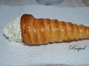 Cucuruchos Hojaldre rellenos Nata