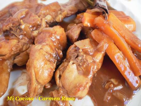 CONEJO EN SALSA DE CHOCOLATE