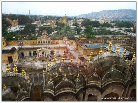 Vistas desde el interior de Hawa Mahal