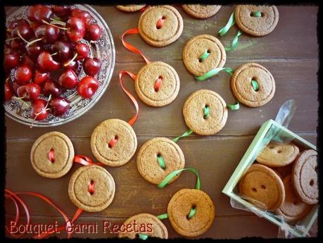 Receta de Navidad. Botones de jengibre Receta de Navidad. Botones de jengibre