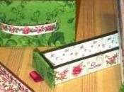 Cajas forradas tela