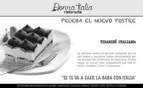 Donna Italia, diseñando un plan de medios media pagina LA RAZON