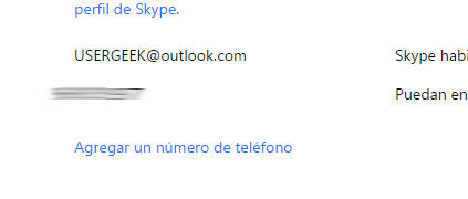 Como actualizar tu numero telefonico en Outlook