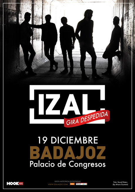 IZAL EN BADAJOZ, GIRA DESPEDIDA, PALACIO DE CONGRESOS, 19 DE DICIEMBRE