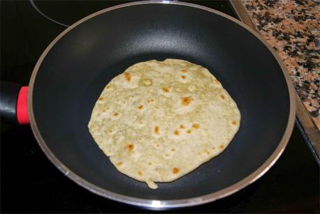 Tortitas de trigo paso 4