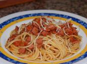 Espagueti boloñesa salchichas pavo