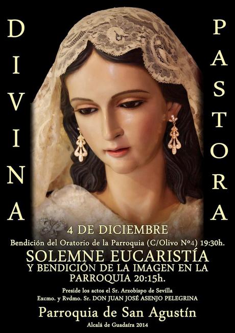 Nuestra hermandad, madrina de la bendición de la imagen de la Divina Pastora de Alcalá de Guadaira
