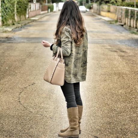 Camo and fur.