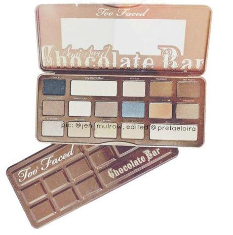 ¿próxima semi sweet chocolate bar de too faced?