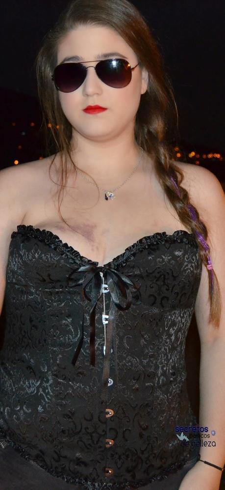 Outfit of the Day ~ Total Black - Corset Outfit of the Day ~ Total Black - Corset