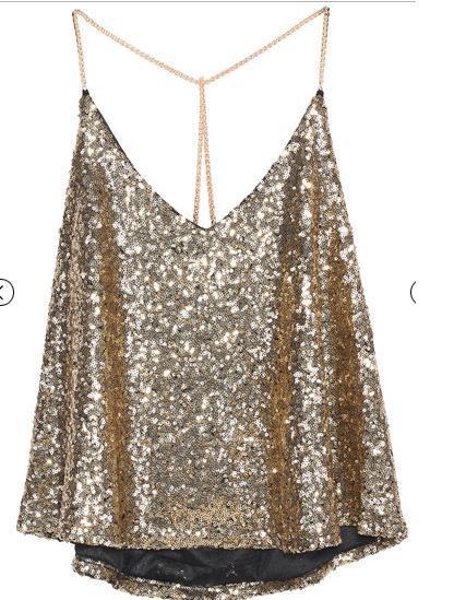 Favoritos Sheinside – Diciembre top dorado
