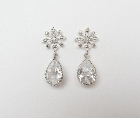 Snowflake earrings