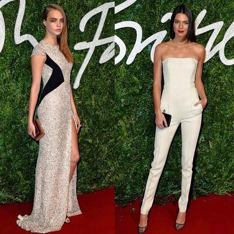 Gorgeus @Caradelevingne #bestmodeloftheyear And @KendallJenner at #BrithishFashionAwards #weloveherstyle #fashion #moda #AloastyleMagazine