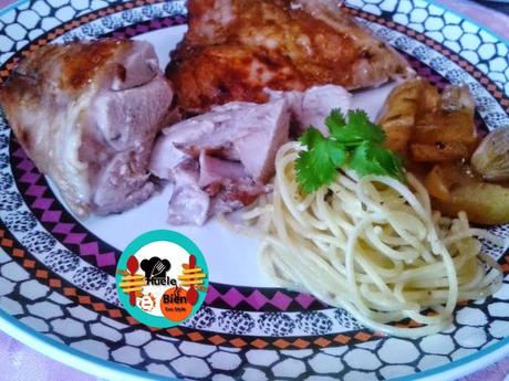 Pierna de pavo con jengibre