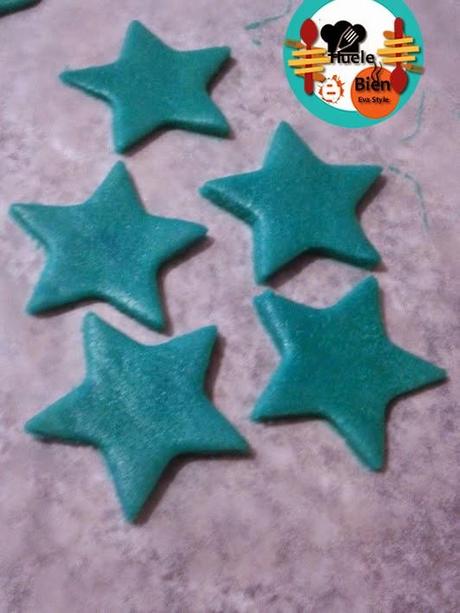 Estrellas de galleta y mazapán