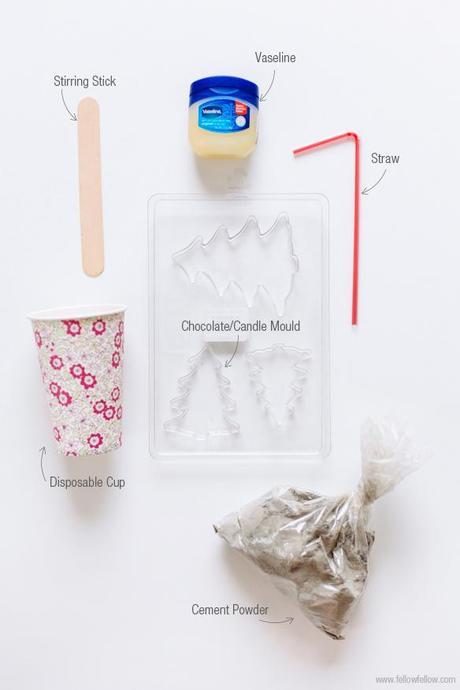 Adornos en cemento. Un toque industrial esta navidad