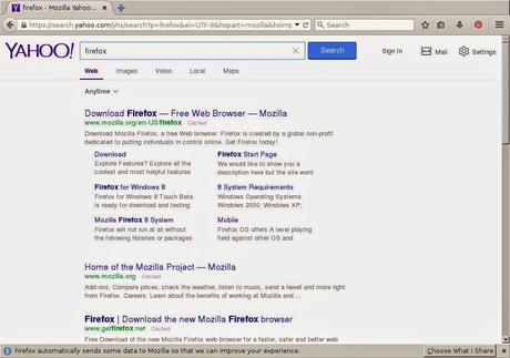 LLega Firefox 34 con Video Chat y Yahoo como buscador