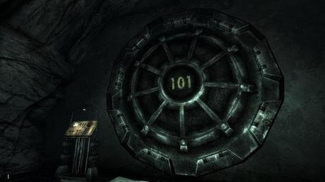 La puerta de acceso al Refugio 101.